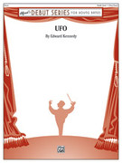Cover icon of UFO sheet music for concert band (full score) by Edward Kennedy, beginner skill level