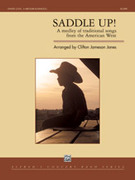 Cover icon of Saddle Up! (COMPLETE) sheet music for concert band by Clifton Jameson Jones, intermediate skill level