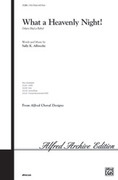 Cover icon of What a Heavenly Night! sheet music for choir (3-Part Mixed) by Sally K. Albrecht, intermediate skill level