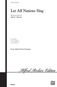 Cover icon of Let All Nations Sing sheet music for choir (SAB: soprano, alto, bass) by Sally K. Albrecht, intermediate skill level