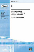 Cover icon of If sheet music for choir (SAB: soprano, alto, bass) by Marta Keen, Rudyard Kipling and Jay Althouse, intermediate skill level