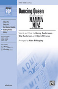 Cover icon of Dancing Queen (from Mamma Mia!) sheet music for choir (SSAB: soprano, alto, bass) by Benny Andersson and Alan Billingsley, intermediate skill level