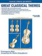 Cover icon of Great Classical Themes sheet music for string quartet (full score) by Anonymous, classical score, easy/intermediate skill level