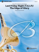 Cover icon of Last Friday Night / The Edge of Glory (COMPLETE) sheet music for concert band by Anonymous and Victor Lpez, easy/intermediate skill level