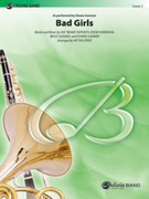 Cover icon of Bad Girls sheet music for concert band (full score) by Joe 