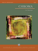 Cover icon of Chroma sheet music for concert band (full score) by Carl Strommen, intermediate skill level