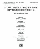 Cover icon of It Don't Mean a Thing If It Ain't Got That Sing, Sing, Sing (COMPLETE) sheet music for Choral Pax by Duke Ellington, Irving Mills and Tom Anderson, easy/intermediate skill level