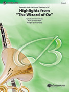 Cover icon of The Wizard of Oz, Highlights from sheet music for concert band (full score) by Harold Arlen and E.Y. Harburg, easy skill level