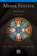 Cover icon of Missa Festiva sheet music for choir (SAB: soprano, alto, bass) by John Leavitt, intermediate skill level