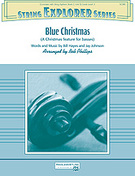 Cover icon of Blue Christmas sheet music for string orchestra (full score) by Bill Hayes and Elvis Presley, intermediate skill level