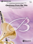Cover icon of Christmas from the '50s (COMPLETE) sheet music for concert band by Anonymous and Douglas E. Wagner, intermediate skill level