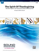 Cover icon of The Spirit of Thanksgiving sheet music for concert band (full score) by Anonymous, intermediate skill level