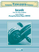 Cover icon of Barcarolle (COMPLETE) sheet music for string orchestra by Jacques Offenbach and Richard Meyer, classical score, intermediate skill level