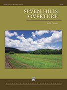 Cover icon of Seven Hills Overture sheet music for concert band (full score) by John Fannin, intermediate skill level
