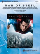 Cover icon of Man of Steel, Selections from (COMPLETE) sheet music for full orchestra by Hanz Zimmer, intermediate skill level