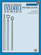 Cover icon of Peter Gunn sheet music for percussions (full score) by Henry Mancini, intermediate skill level