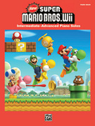 Cover icon of New Super Mario Bros. Wii New Super Mario Bros. Wii Title Theme sheet music for piano solo by Ryo Nagamatsu, intermediate skill level