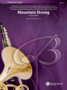 Cover icon of Mountain Strong sheet music for concert band (full score) by Jerry Brubaker, intermediate skill level