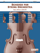 Cover icon of Scherzo for String Orchestra (COMPLETE) sheet music for string orchestra by Barry Milner, intermediate skill level