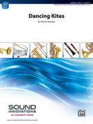 Cover icon of Dancing Kites sheet music for concert band (full score) by Chris M. Bernotas, intermediate skill level