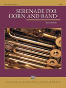 Cover icon of Serenade for Horn and Band sheet music for concert band (full score) by Barry Milner, intermediate skill level