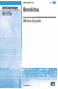 Cover icon of Benedictus sheet music for choir (SAB: soprano, alto, bass) by Brian Lewis, intermediate skill level