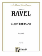 Cover icon of Album (COMPLETE) sheet music for piano solo by Maurice Ravel, classical score, intermediate skill level