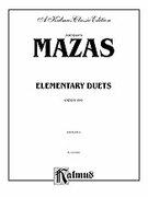 Cover icon of Elementary Duets, Op. 86 (COMPLETE) sheet music for two violins by Jaques Fereol Mazas and Jaques Fereol Mazas, classical score, intermediate duet