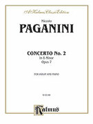 Cover icon of Concerto No. 2 in B Minor, Op. 7 (COMPLETE) sheet music for violin and piano by Niccol Paganini, classical score, intermediate skill level