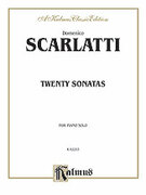 Cover icon of Twenty Sonatas (COMPLETE) sheet music for piano solo by Domenico Scarlatti, classical score, intermediate skill level