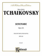 Cover icon of Serenade, Op. 48 (COMPLETE) sheet music for piano four hands by Pyotr Ilyich Tchaikovsky and Pyotr Ilyich Tchaikovsky, classical score, easy/intermediate skill level