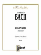 Cover icon of Organbook (COMPLETE) sheet music for organ solo by Johann Sebastian Bach, classical score, easy/intermediate skill level
