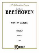 Cover icon of Contra Dances (COMPLETE) sheet music for piano solo by Ludwig van Beethoven, classical score, intermediate skill level