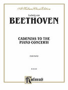 Cover icon of Cadenzas to the Piano Concerti (COMPLETE) sheet music for piano solo by Ludwig van Beethoven, classical score, intermediate skill level
