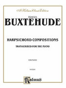 Cover icon of Compositions (COMPLETE) sheet music for piano solo by Dietrich Buxtehude, classical score, intermediate skill level