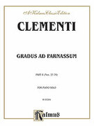 Cover icon of Gradus ad Parnassum, Volume II (COMPLETE) sheet music for piano solo by Muzio Clementi, classical score, intermediate skill level