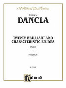 Cover icon of Twenty Brilliant and Characteristic Etudes, Op. 73 (COMPLETE) sheet music for violin by Jean C. Dancla, classical score, intermediate skill level