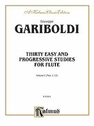 Cover icon of Thirty Easy and Progressive Studies, Volume I (COMPLETE) sheet music for flute by Giuseppe Gariboldi, classical score, intermediate skill level