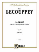 Cover icon of L'Agilit, Op. 20 (COMPLETE) sheet music for piano solo by Felix Le Couppey, classical score, intermediate skill level