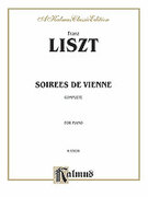 Cover icon of Soirees de Vienne (COMPLETE) sheet music for piano solo by Franz Liszt, classical score, intermediate skill level