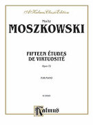 Cover icon of Fifteen tudes de Virtuosit, Op. 72 (COMPLETE) sheet music for piano solo by Moritz Moszkowski, classical score, intermediate skill level
