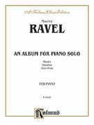 Cover icon of An Album for Piano Solo (COMPLETE) sheet music for piano solo by Maurice Ravel, classical score, intermediate skill level