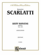 Cover icon of Sixty Sonatas, Volume I (COMPLETE) sheet music for piano solo by Domenico Scarlatti, classical score, intermediate skill level