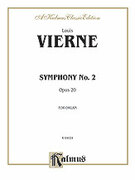 Cover icon of Symphony No. 2, Op. 20 (COMPLETE) sheet music for organ solo by Louis Vierne, classical score, easy/intermediate skill level