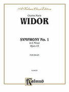 Cover icon of Symphony No. 1 in C Minor, Op. 13 (COMPLETE) sheet music for organ solo by Charles Marie Widor and Charles Marie Widor, classical score, easy/intermediate skill level