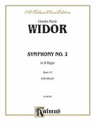 Cover icon of Symphony No. 2 in D Major, Op. 13 (COMPLETE) sheet music for organ solo by Charles Marie Widor and Charles Marie Widor, classical score, easy/intermediate skill level