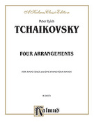 Cover icon of Arrangements from Dargomyzhsky, won Weber, Rubinstein (COMPLETE) sheet music for piano four hands by Pyotr Ilyich Tchaikovsky and Pyotr Ilyich Tchaikovsky, classical score, easy/intermediate skill level
