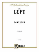 Cover icon of Twenty-four Studies (COMPLETE) sheet music for oboe by Johann Heinrich Luft, classical score, intermediate skill level
