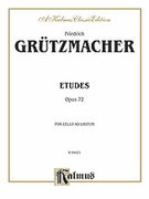 Cover icon of Etudes, Op. 72 (COMPLETE) sheet music for cello by Friedrich Grtzmacher, classical score, intermediate skill level