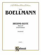 Cover icon of Second Suite, Op. 27 (COMPLETE) sheet music for organ solo by Leon Bollmann, classical score, easy/intermediate skill level